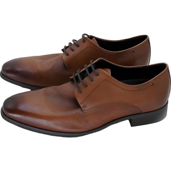 Calvin Klein Wingtip Lace-Up Dress Shoes Mens US 10.5M - Picture 2 of 6